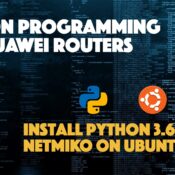 Install Python and Netmiko on Ubuntu Linux