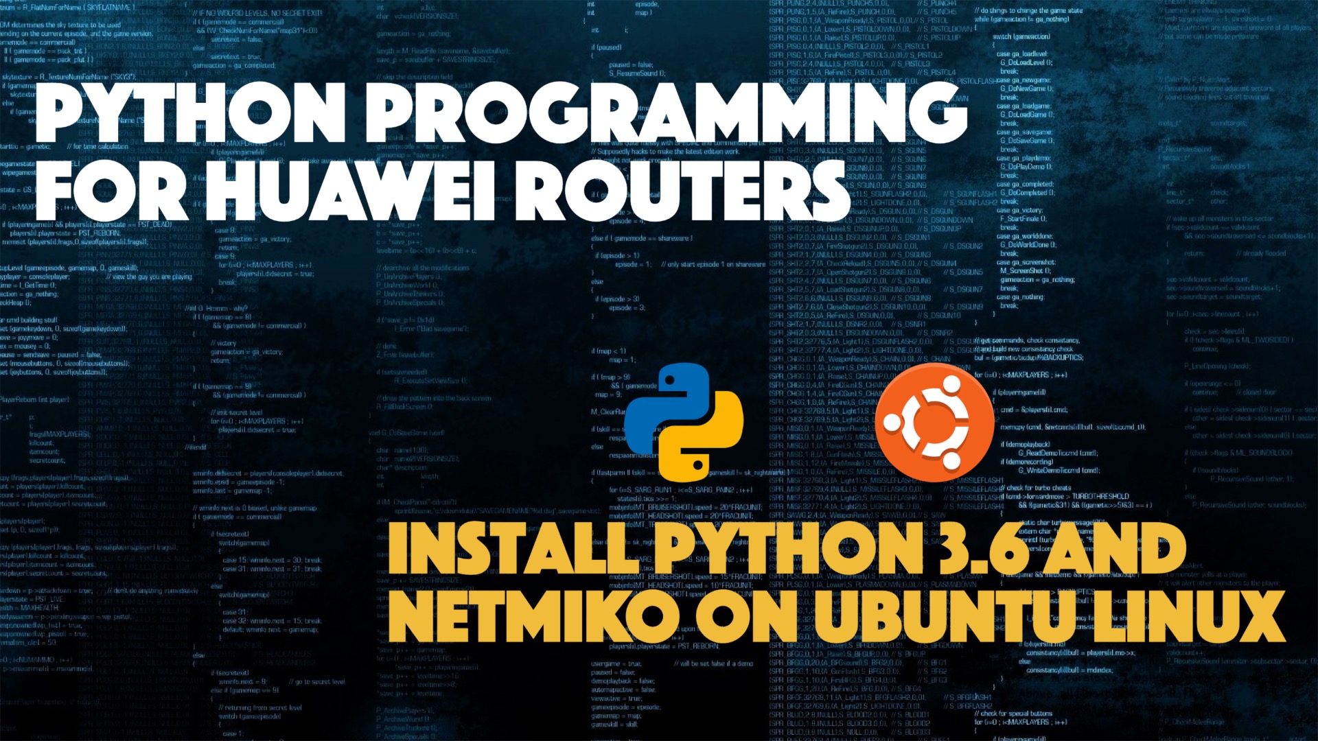 Install Python 3.6 and Netmiko for Ubuntu Linux